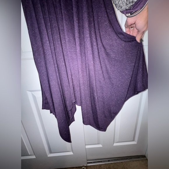 Vera Wang Asymmetrical Purple Dress w/Pockets - Picture 3 of 10